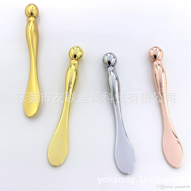 Factory Direct Sales Zinc Alloy Eye Cream Stick Small 7.7cm Metal Eye Cream Stick Massage Stick Imported Lifting Eye Cream Spoon