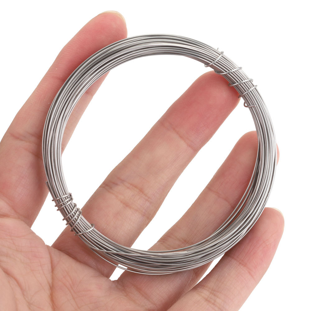 10m / Bundled Stainless Steel Solid Wire DIY Handmade Beaded Thin Steel Wire Bulk Silk Wire Vacuum Steel Wire