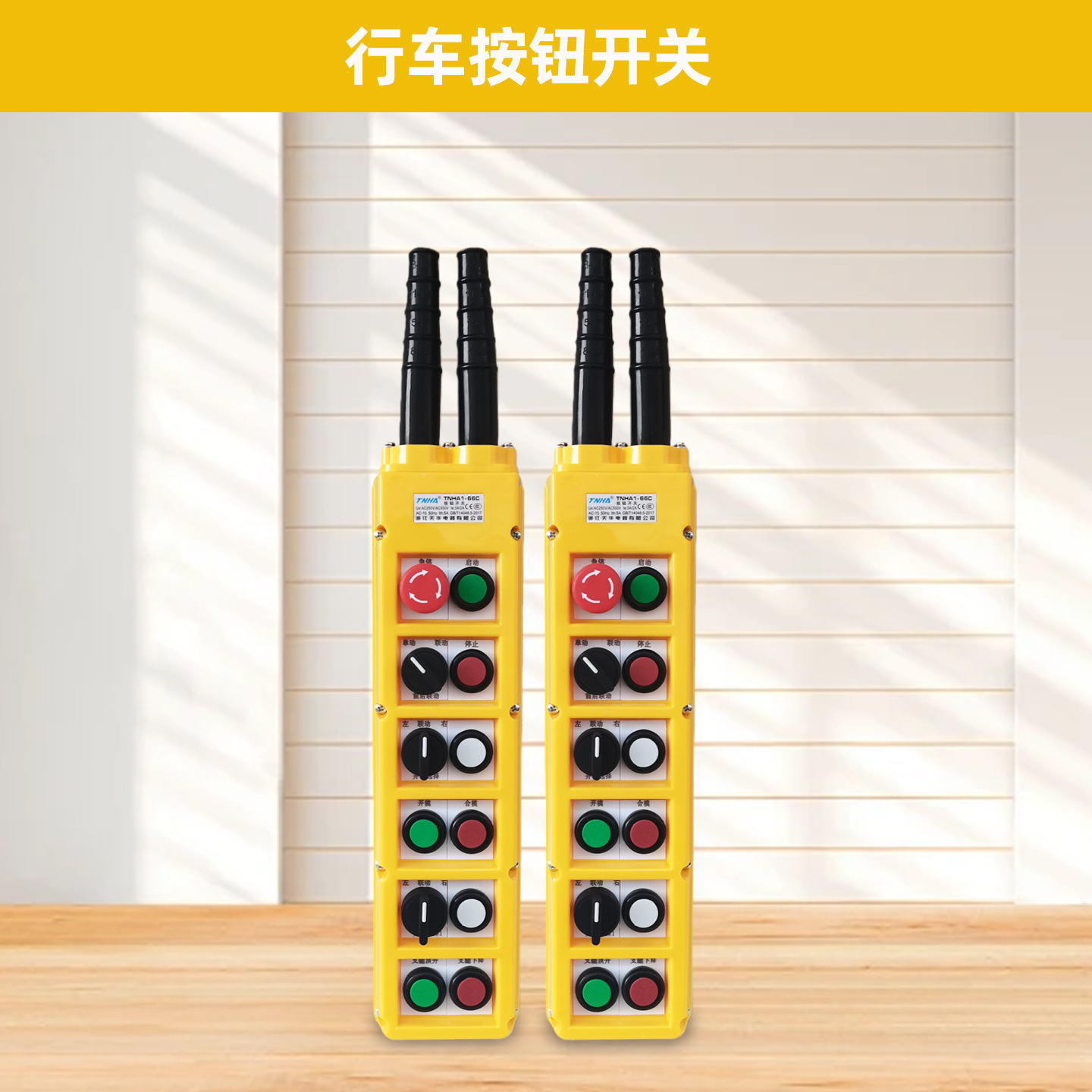 Tnha1-66C Driving Operating Handle Button Crane Hoist Rainproof Electric Hoist Control Handle