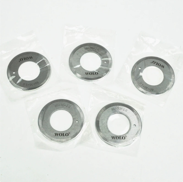 Leather Slitting Machine Slitting Machine Blade Block Sheet Anti-roll Material Corner Fork Round Knife Slitting Machine Parts