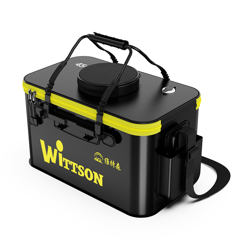 Fishing Bucket Fish Box Fish Bucket Fish Protection Bucket EVA Folding Fishing Box Thickened Bucket Fish Bucket Fishing Gear Supplies Outdoor