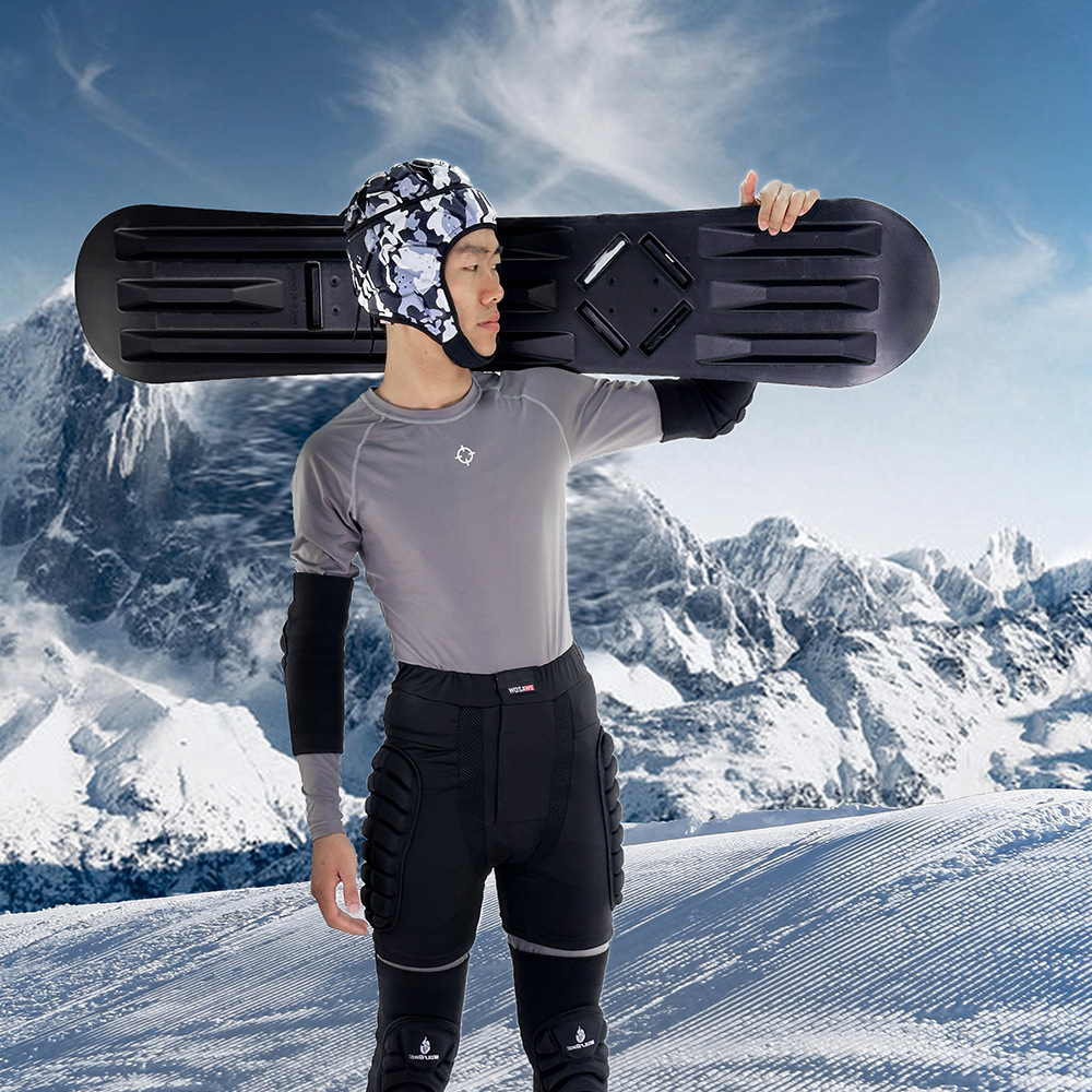 WOSAWE anti-collision ski cap adjustable EVA helmet football goalkeeper head guard cap anti-collision ski helmet cap