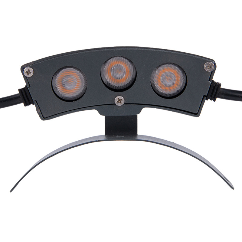 Led Floodlight Corrugated Tile Light Waterproof Tile Light Spotlight 3W Temple Pavilion Roof Ancient Building Tile Light Illumination