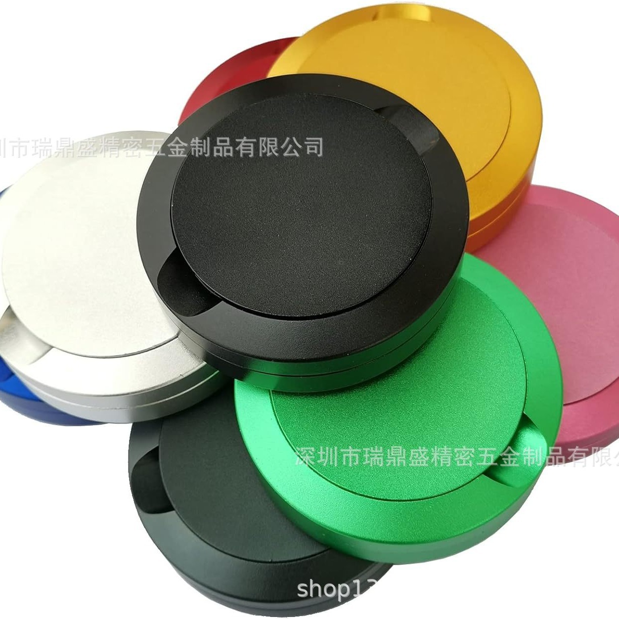 Factory direct exquisite aluminum alloy cigarette box three-layer CNC aluminum box simple aluminum cigarette box can be fixed color logo