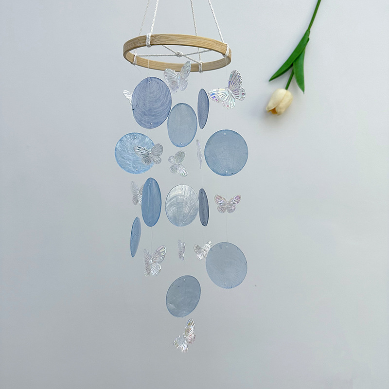 Ветряные колокольчики из натуральной ракушки для декора дома