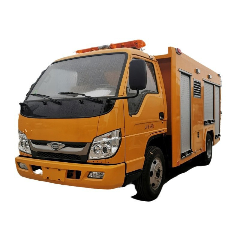 Front-Mounted Blue License Plate Power Vehicle, Emergency Response Vehicle, Emergency Support Vehicle, Power Outage Emergency Repair Vehicle, Mobile Power Supply Vehicle