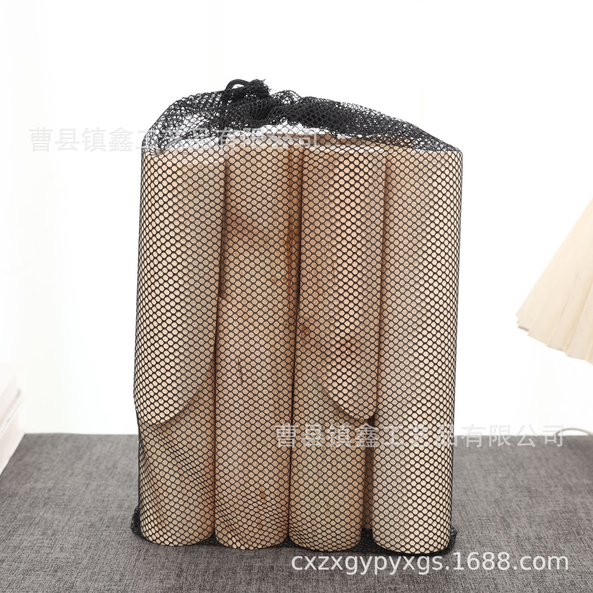 Ready-Made Wooden Outdoor Bowling Toy Finnish Pin Game Toy Wooden Children's Round Stick Bowling Toy