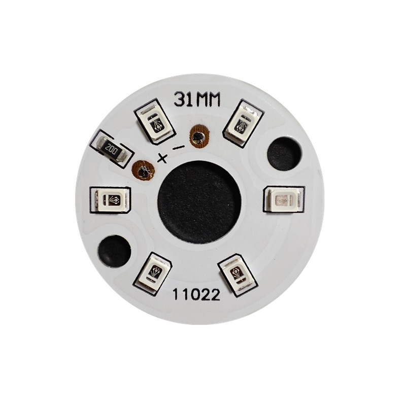 Douyu Lamp Base Led Lamp Board Crystal Lamp 5V Lamp Board Beech Wood Lamp Base Light Source 31mm Colorful Lamp Board