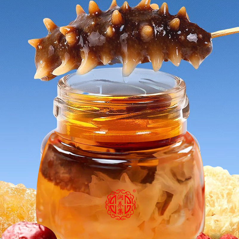 Customized Holiday Gifts: Fresh Stewed Sea Cucumber for Elders, High-End Gift Box, Ready-To-Eat Without Cooking, Fresh Stewed Sea Cucumber Oem