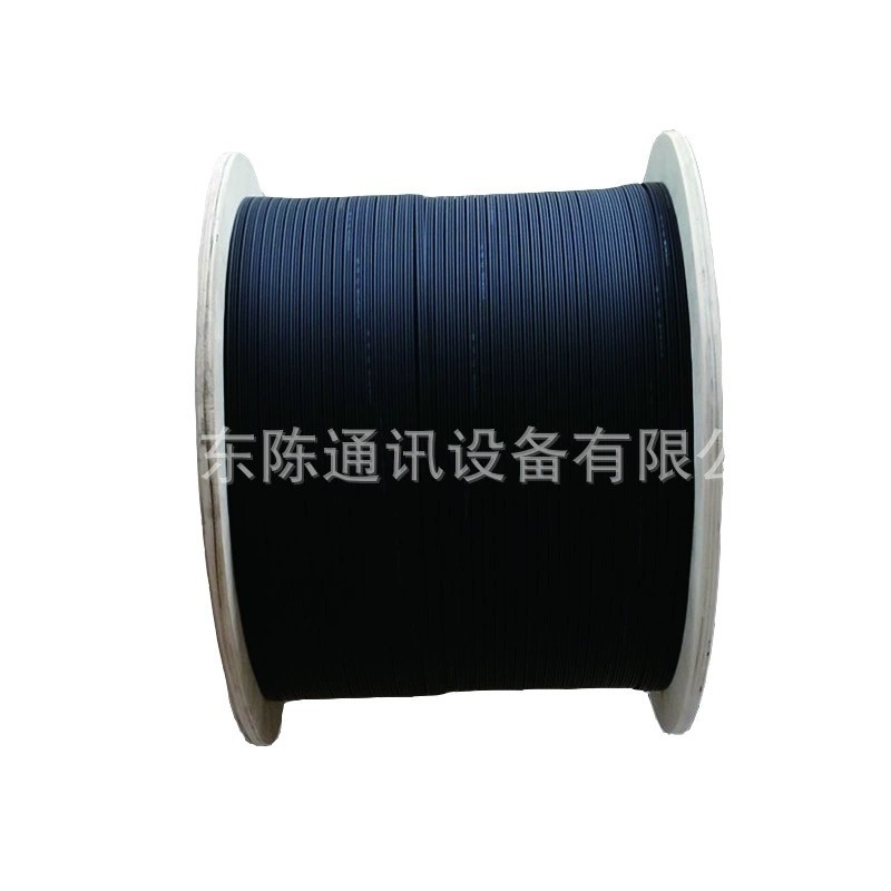 Telecom-grade indoor leather Cable 1 core leather fiber telecom-grade outdoor 3 steel wire 2 core leather cable optical fiber jumper