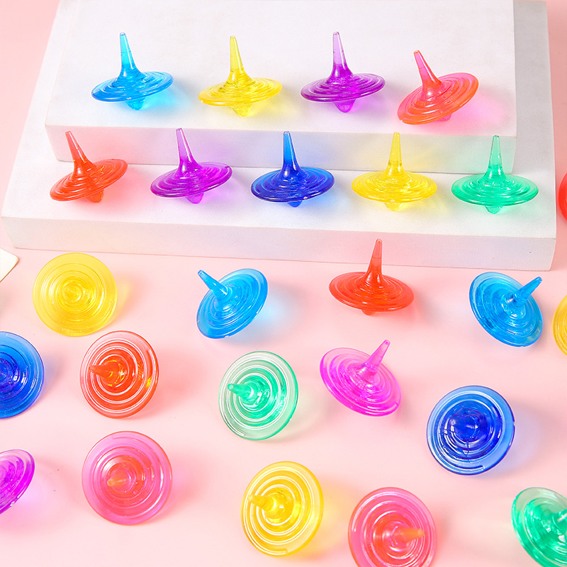 Gyro children's gem toy Crystal acrylic colorful crystal gyro baby kindergarten prize gift