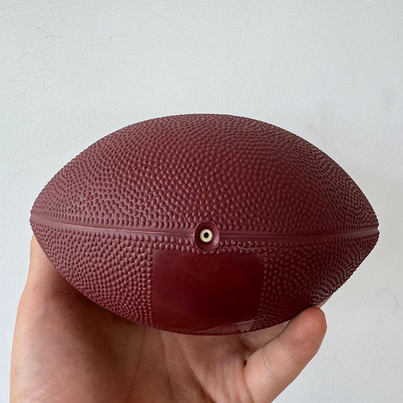 Rugby PVC vinyl toy ball inflatable rugby 18cm2 toy American football factory direct sales