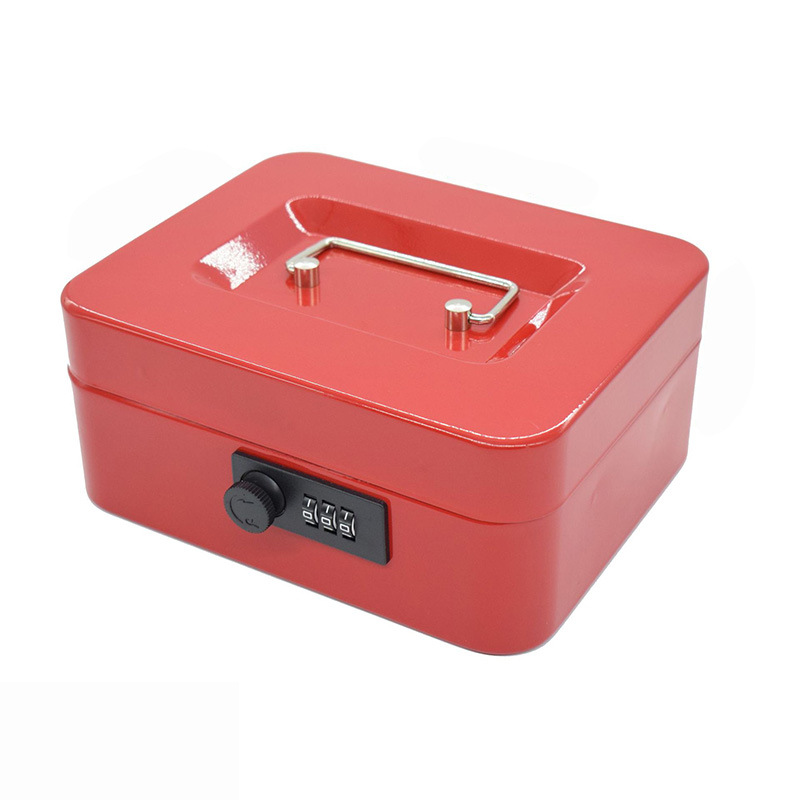 Customized Household Money Box for Storing Money, Cash Register Box, Key Password Box, Key Box, Portable Metal Money Box with Key