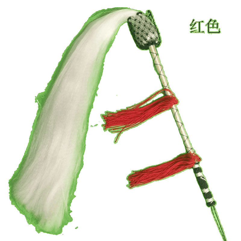 Tai Chi Dusting Imitation Ponytail Floating Dust Real Ponytail Buddha Dust Tai Chi Sweeping Rope Prop Supplies Dusting Prop