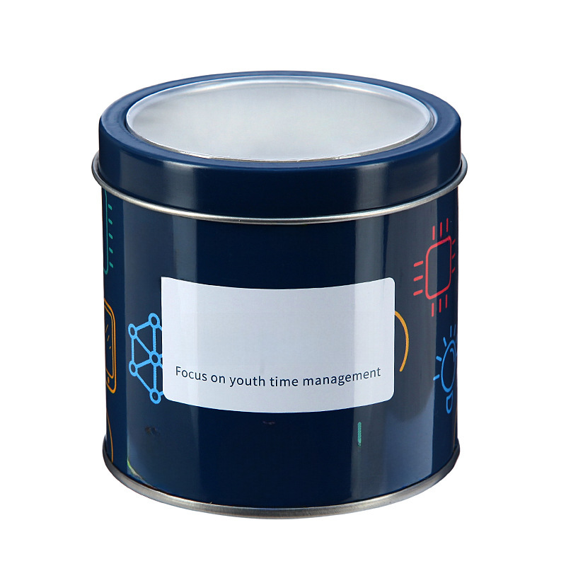 Cool Baoshi original iron box round watch box