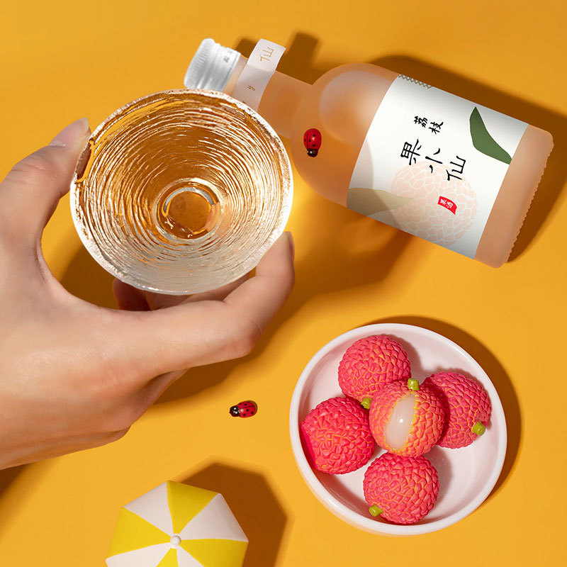 Fruit small fairy fruit wine 200 ml gift box girl sweet wine green plum waxberry osmanthus peach wine wine drink wine