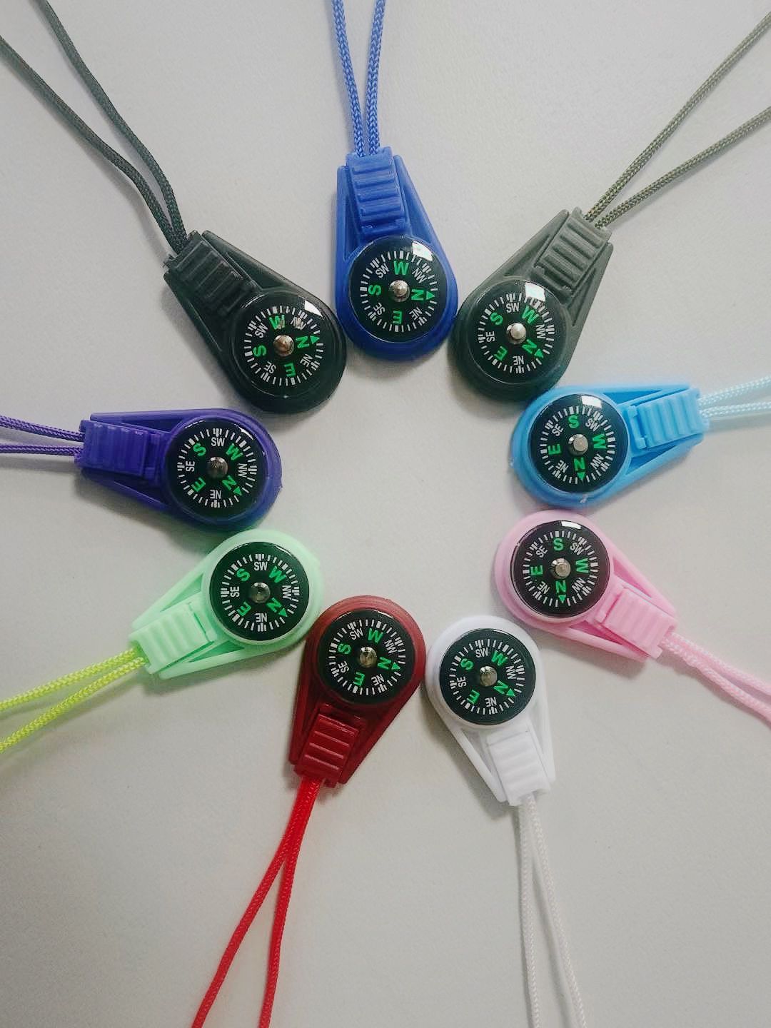 G20 compass lanyard zipper head small accessories mini compass with rope pendant outdoor survival equipment