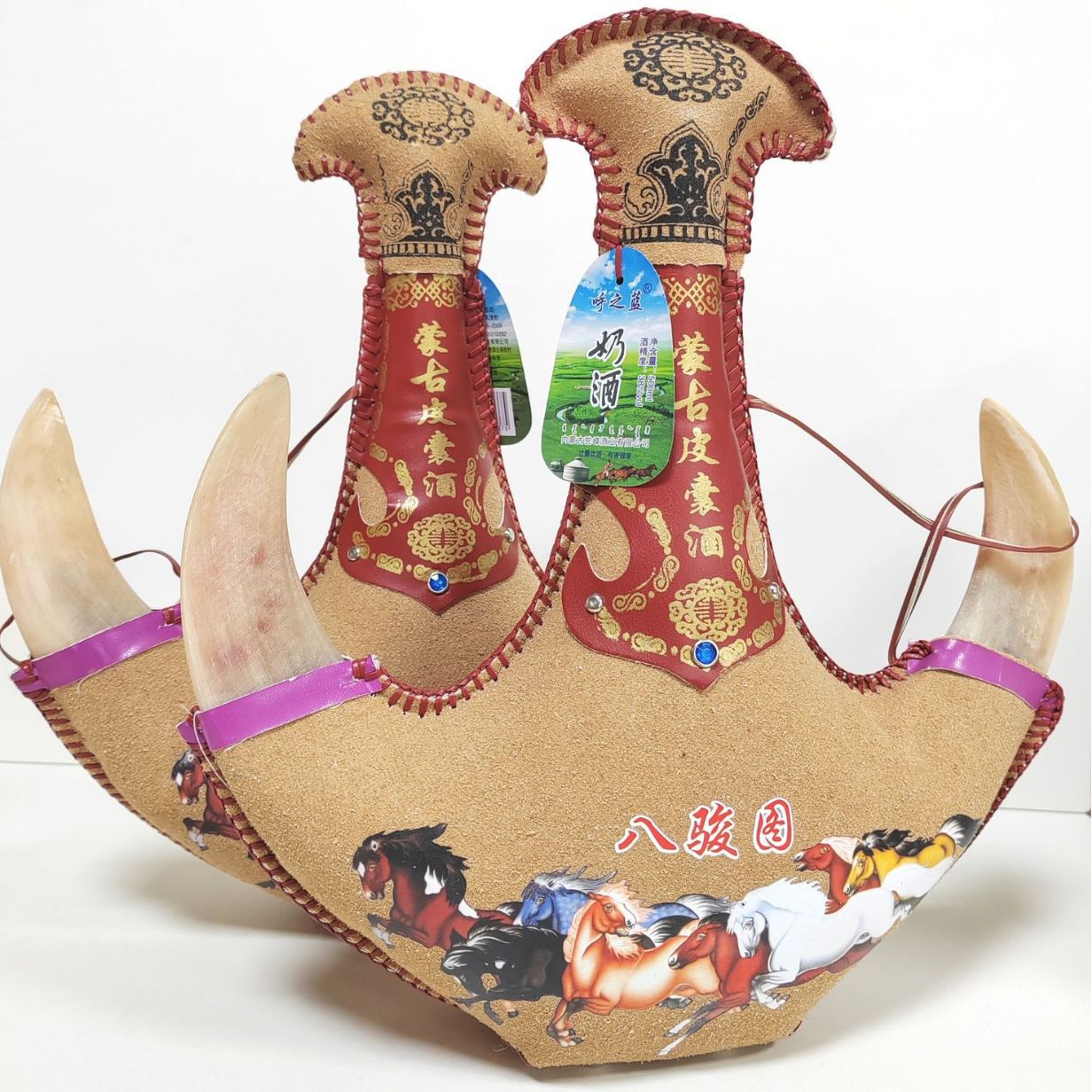 Huzhi Lanpi Liquor 500ml Frankincense Flavor 38% Distilled Mongolian Liquor Zhaojun/Chingis Khan/Ba