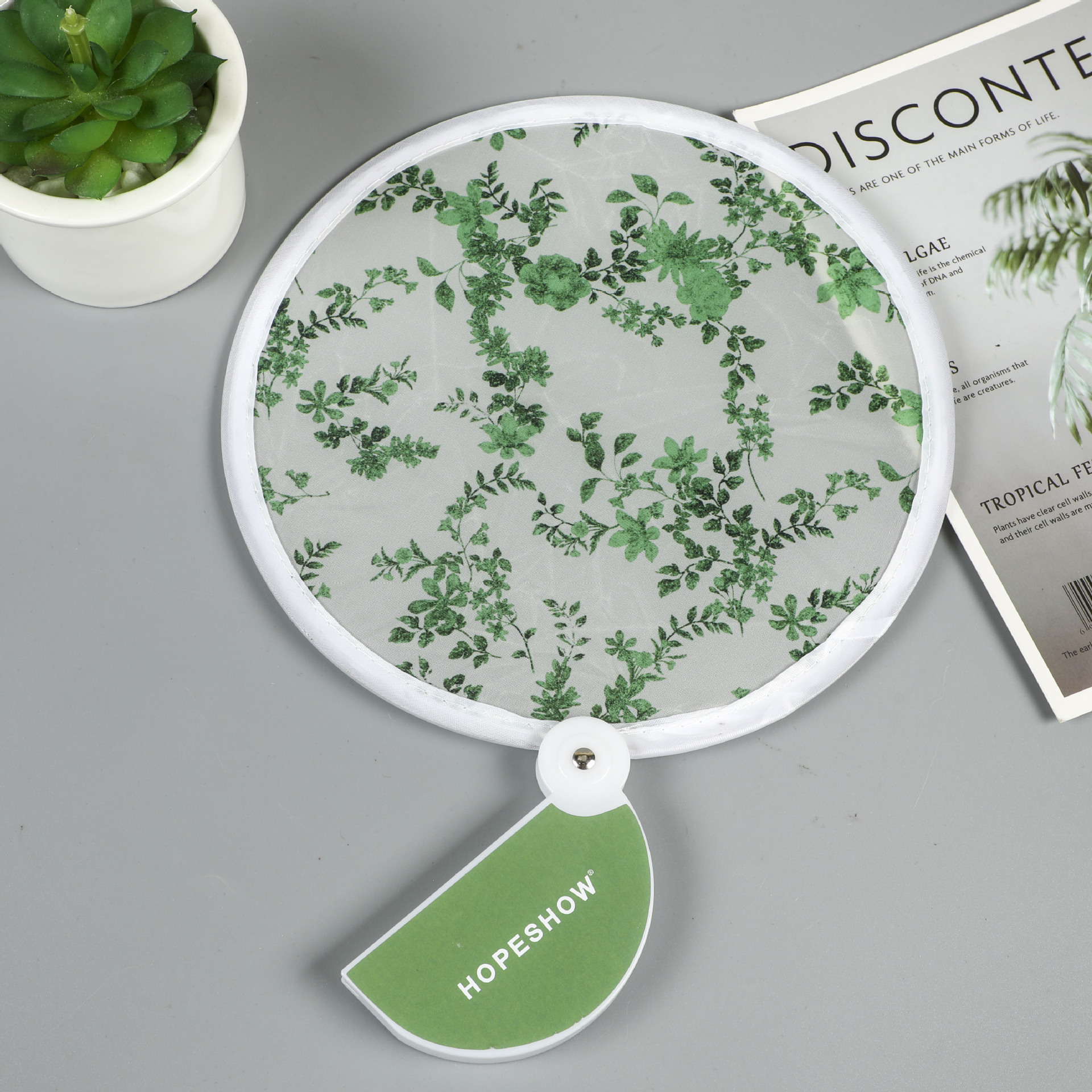 Frisbee Fan Folding Fan Folding Round Fan Reflector Fan Customized Support Fan Cloth Fan Round Fan Polyester Fan Portable Fan