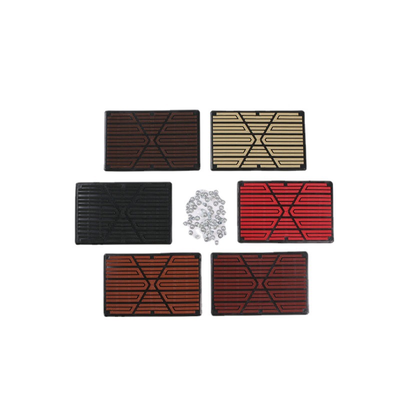 Car Driver's Foot Mat, Rice-Shaped Pedal Main Screw, Wear-Resistant Pvc Material, Special for Automatic Transmissions