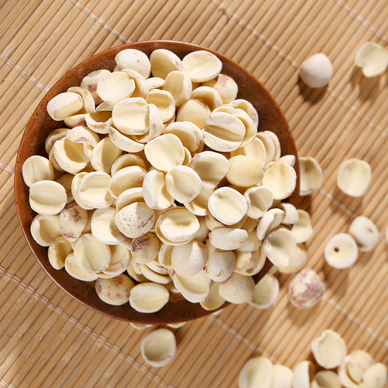 Origin source Yilian Tang grinding skin half white lotus seed porridge soup Hunan Xiangtan dried lotus seed wholesale