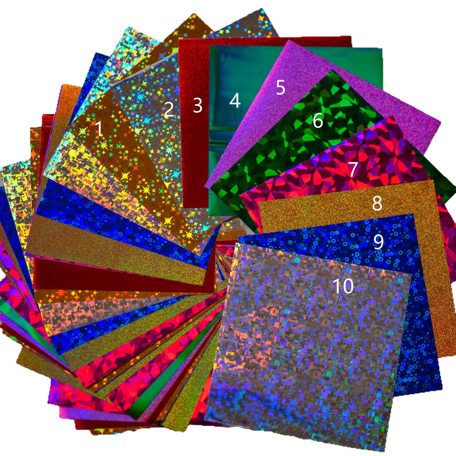 Gilding paper laser gilding foil aluminum flash stickers diy holographic laser stickers paper bag