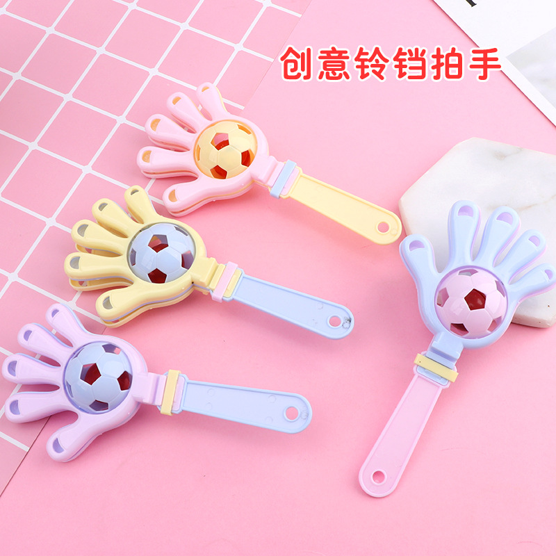 Children's Early Education Enlightenment Musical Instruments Parent-child Interaction Small Toys Hand-clap Soccer Rattle Fun to Push Small Gifts