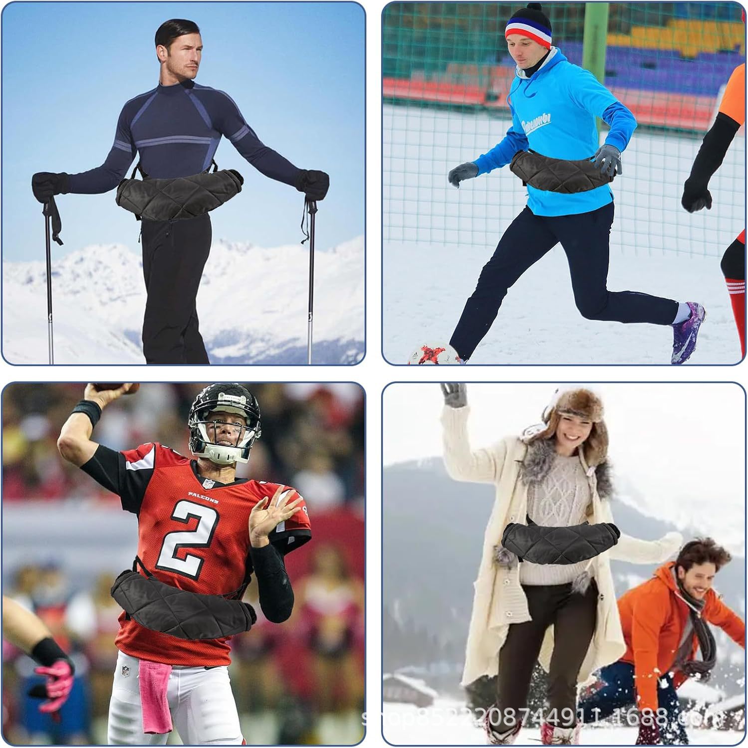 Hand Warmer Bag Winter Outdoor Camping Hand Warmer Bag Thermal Windproof Sports Hand Warmer Bag Football Sports Hand Warmer Bag