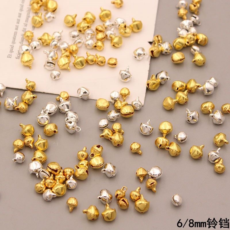 6/8MM каплевидный железный колокольчик, антикварные аксессуары для волос