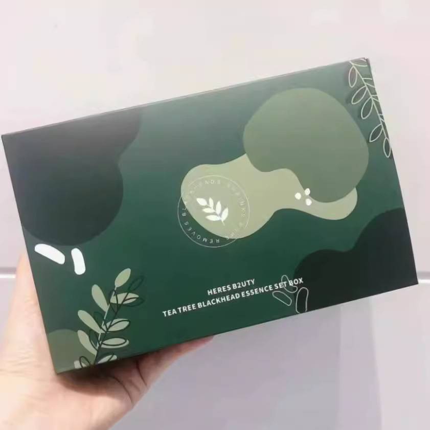 Herace tea tree blackhead removal essence trilogy set nasal patch nasal membrane blackhead guide liquid gift box set