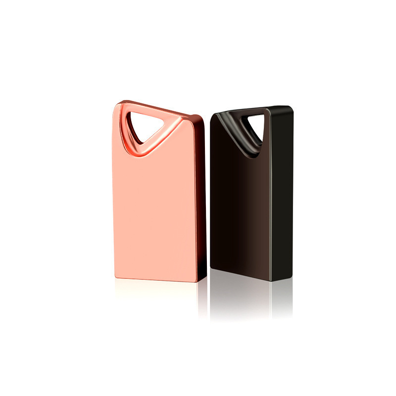 Mini USB Disk Shell Black Colloidal Metal Can Play Logo Spot Wholesale USB Aluminum Shell USB Portable Texture