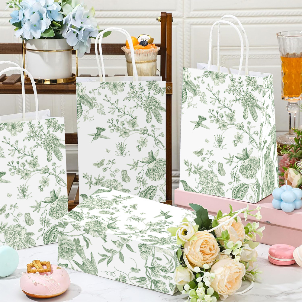 Cross-border New Arrival Wedding Season Accompanying Gift Bag Party Decoration Gift Bag Baby Baptism Appreciation Gift Paper Bag