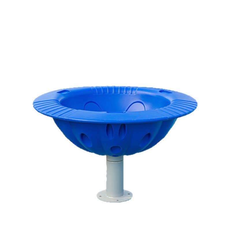 Large Bowl Guardrail Swivel Chair Children's Outdoor Rotating Amusement Facilities Kindergarten Balance Sensory Training Equipment Swivel Chair