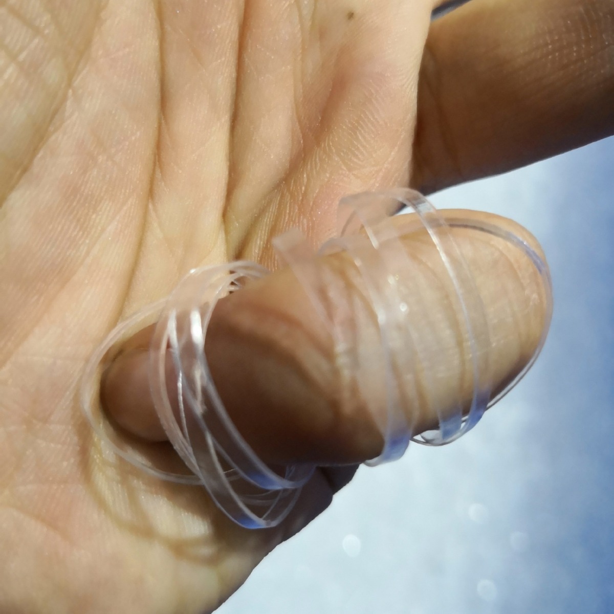 Tpu High Elasticity High Toughness Transparent Colorful Disposable Rubber Band Factory Direct Sale