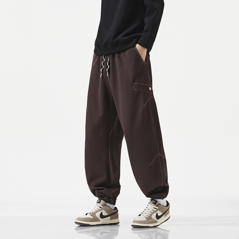 Jyf-M8806 Workwear Outdoor Hiking Tactical Pants Men's Autumn New Paratrooper Pants Loose Jogger Casual