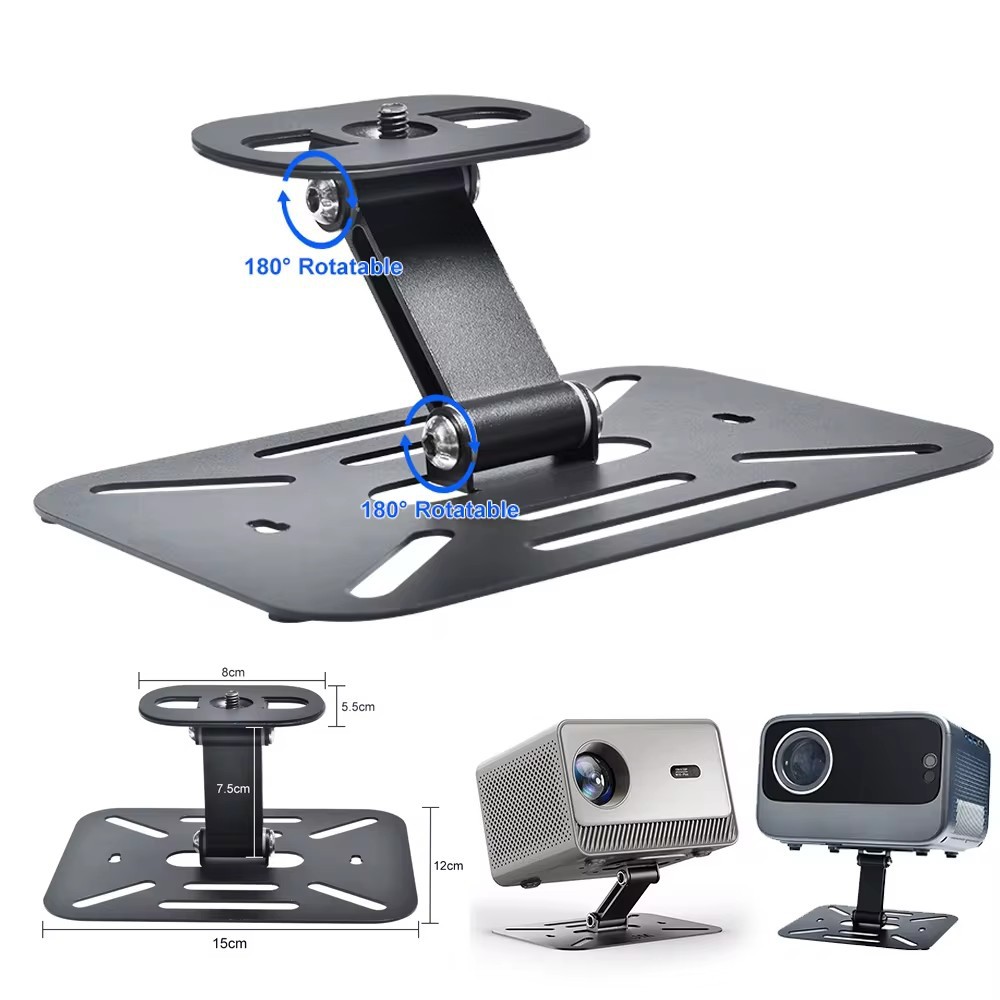 Кронштейн для проектора настольный вращающийся кронштейн панорамный наклонный креативный 360-градусный поворотный кронштейн