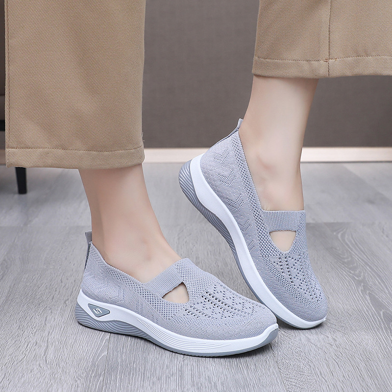 Foreign Trade Women's Shoes 2025 Summer Cross-Border Shoes Large Size Women's Casual Shoes Middle-Aged and Elderly Mother's Shoes Factory Delivery