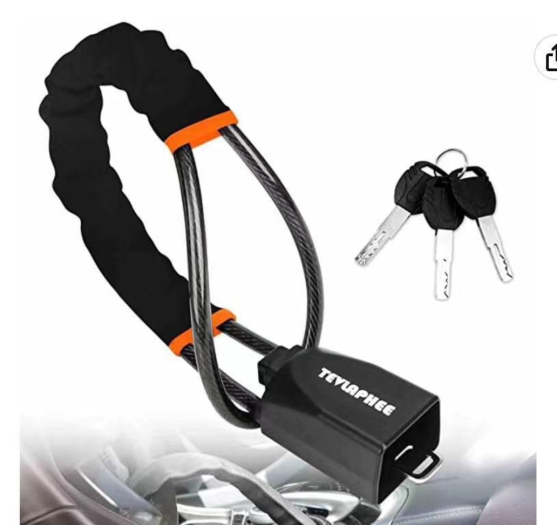 Замок ремня безопасности замок для руля автомобиля универсальный противоугонный замок