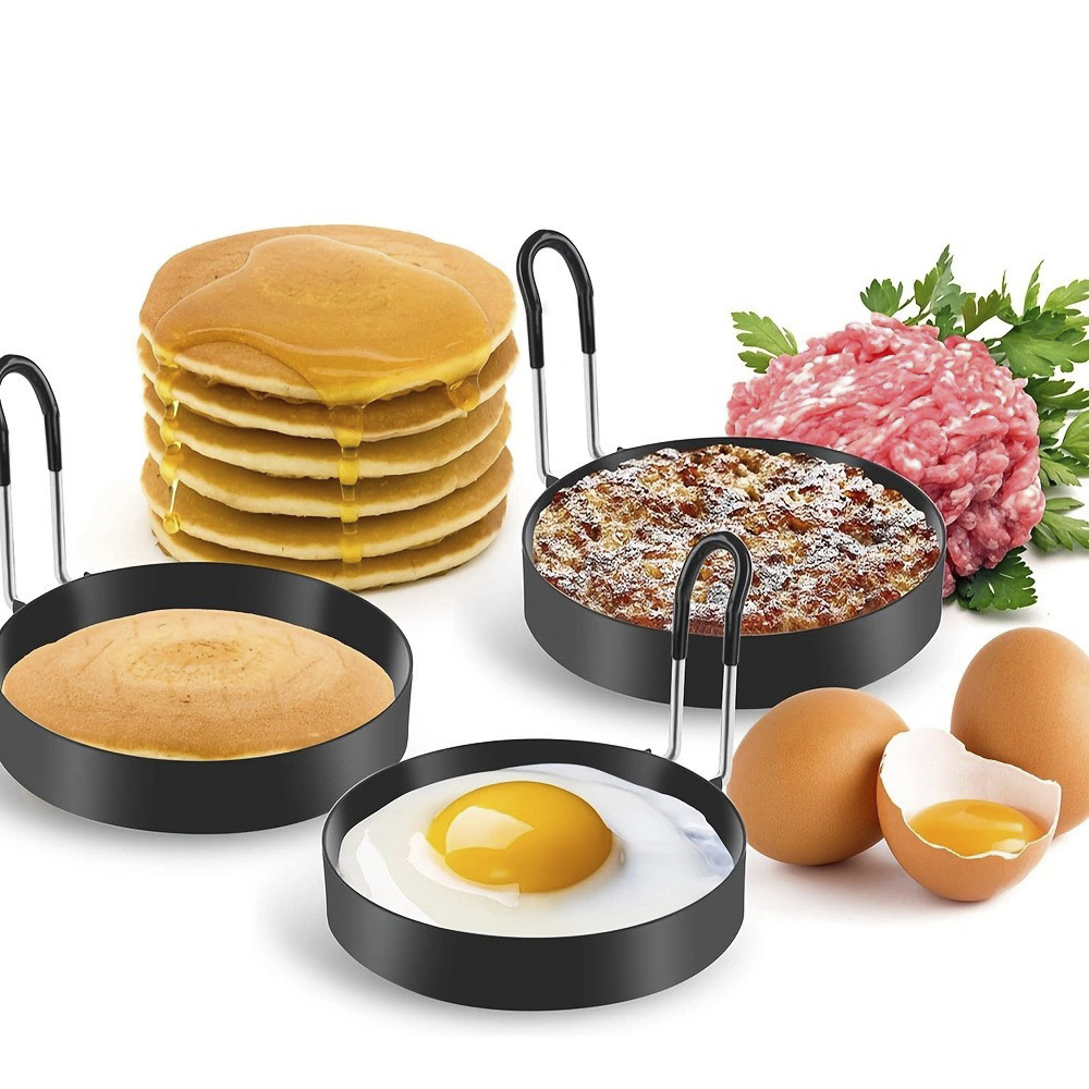 Anti-scalding egg ring non-stick round omelette omelette ring omelette non-stick egg ring omelette model omelette mold