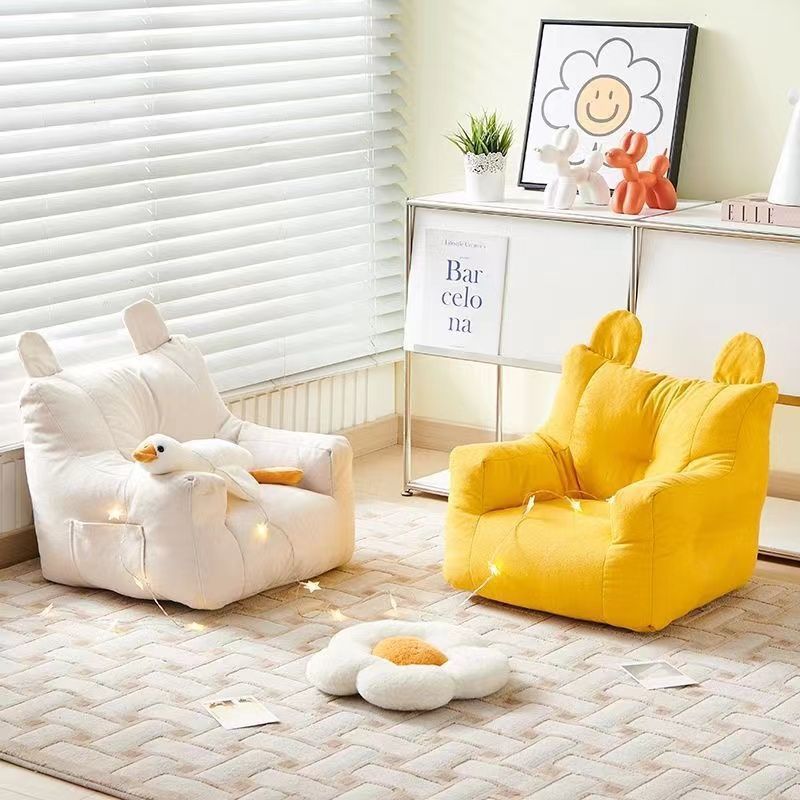 Two-Seater Children's Small Sofa Bear-Shaped Sofa Chair for Babies and Kids, Boys and Girls Sofa for Home Use, Cross-Border