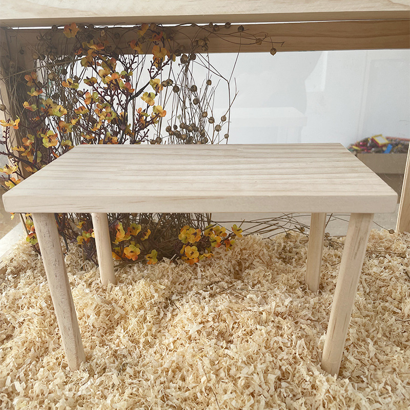 A Pet Day Rutin Chicken Hamster Breeding Box Set Props Supplies Breeding Feeding Small Dining Table Activity Platform