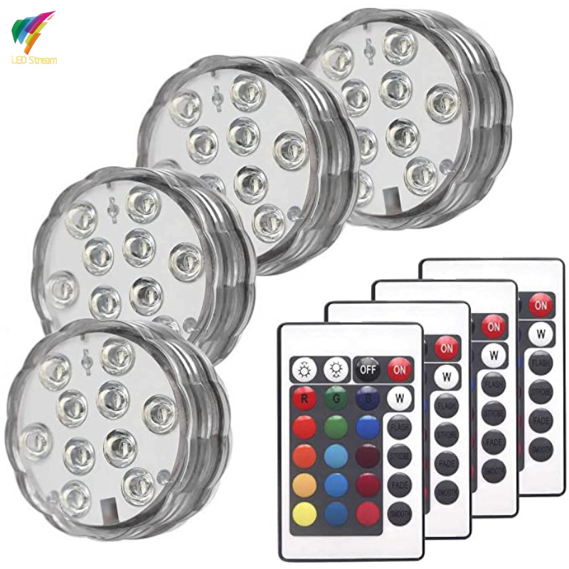 Подводный свет, светодиодный, плавающий, RGB, цветной, для ванны, фонарик, аквариум, водонепроницаемый свет для бассейна