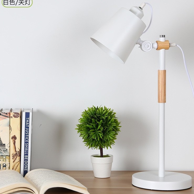 Настольная лампа отеля Вена, электроплакированная, современная простая настольная лампа для спальни