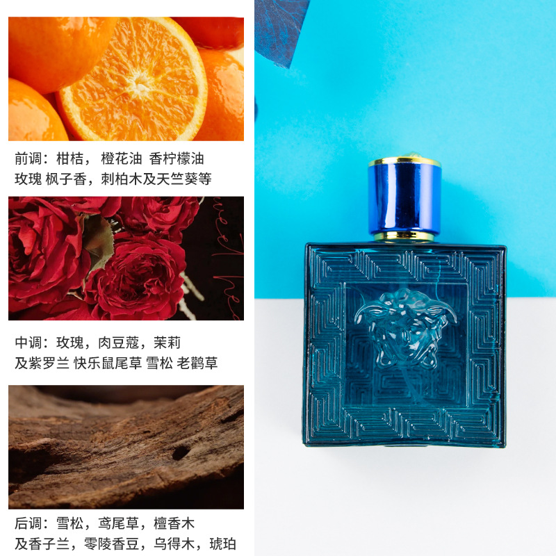 Hiyes Cupid Men's Perfume Long-Lasting Light Fragrance Fresh Marine Fragrance Cologne Student Perfume Wholesale