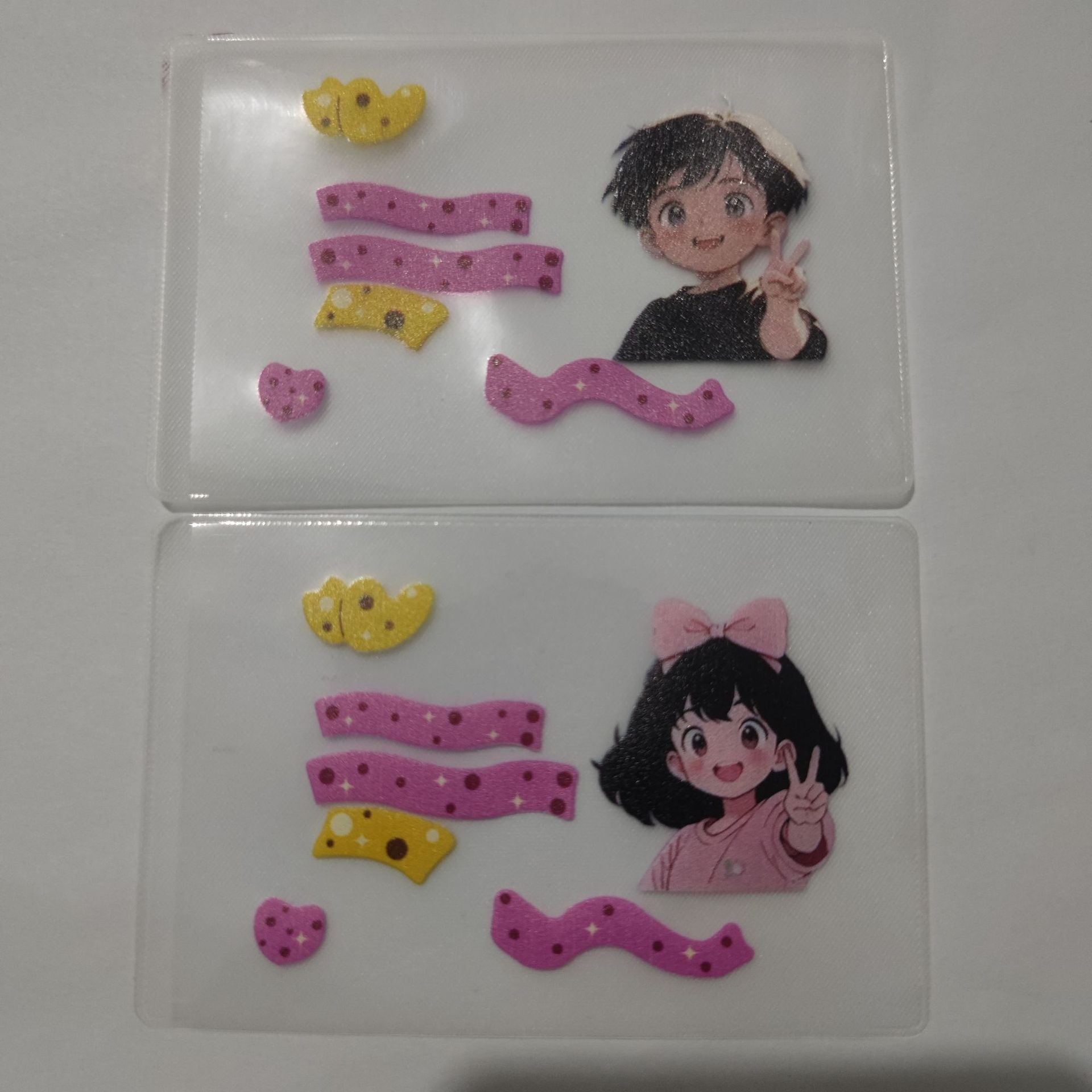 Spoof ID card head cover funny ID card transparent anti-magnetic protective cover TikTok ID card Avatar spoof card cover