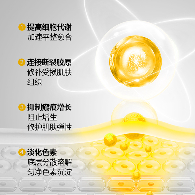 Sunflower Medical Silicone Scar Gel for Skin Damage, Burns, Scar Removal, Post-Surgery Scar Repair Cream