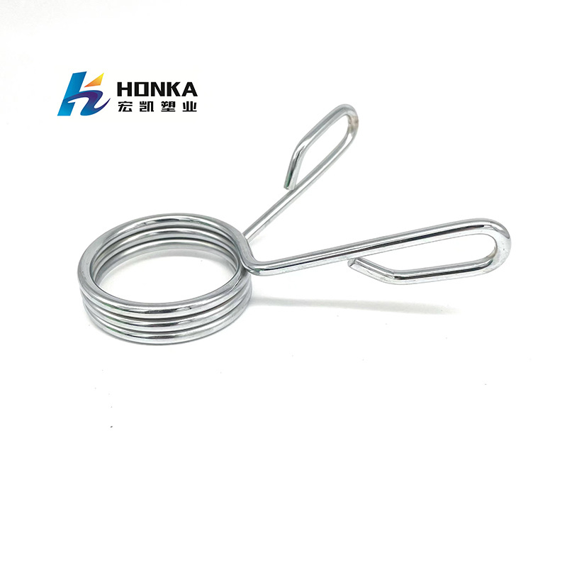 Platinum 50 spring three-ring spring clip Olympic bar clamp chrome plated Olympic bar buckle Chuck non-slip clip fitness equipment