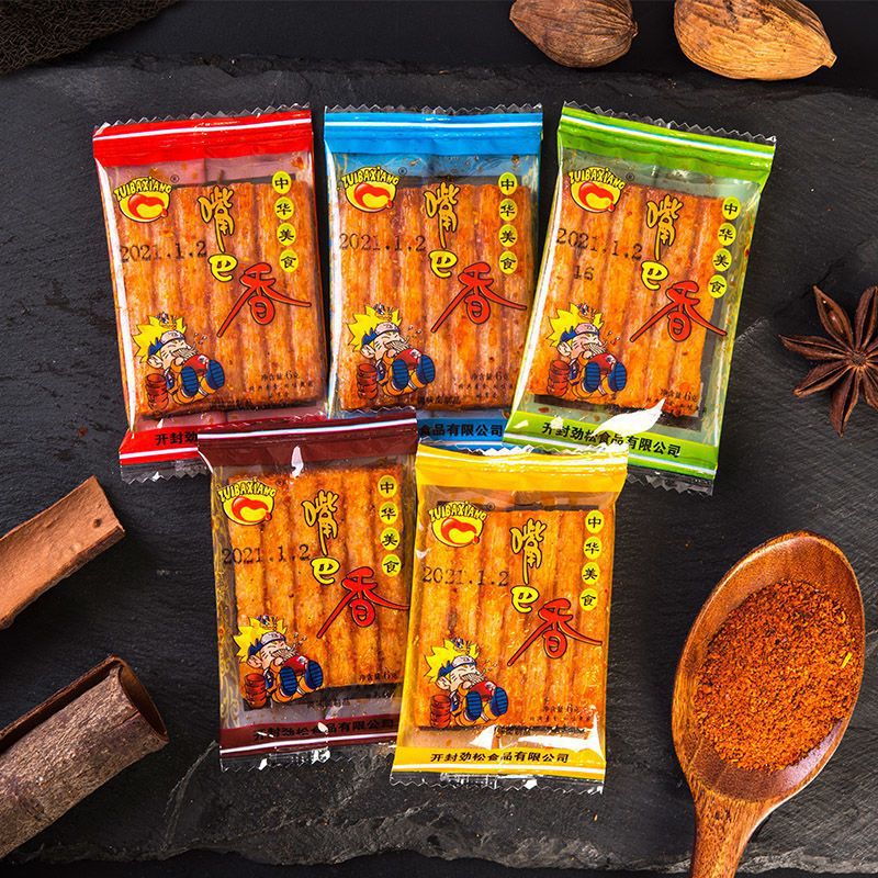 Spicy bar net red spicy snacks gift bag big knife meat gluten students casual snacks childhood nostalgic factory wholesale