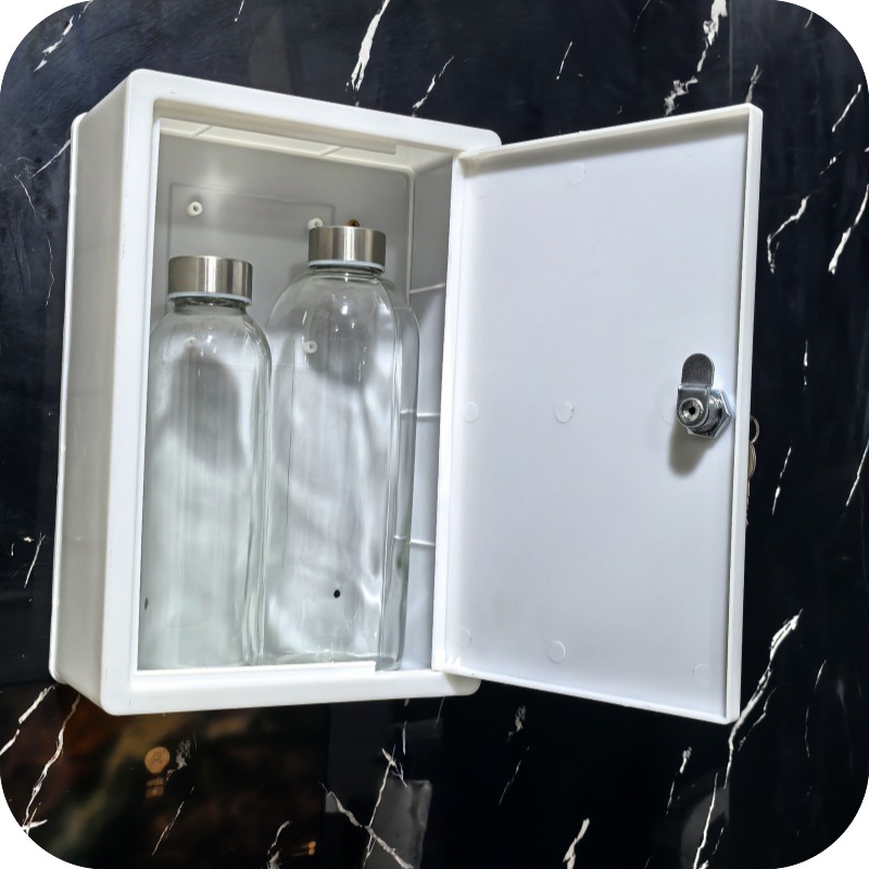 Уличный стильный настенный изогнутый новый молочный ящик с зарядным устройством