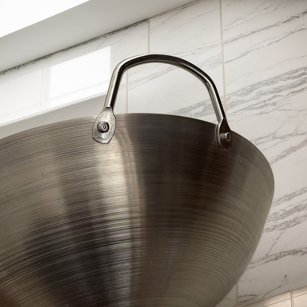 Cross-Border Wok Uncoated Chef's Special Pot for Home Cooking Non-Stick Alcohol Stove Double-Eared Small Hot Pot Gas Pot